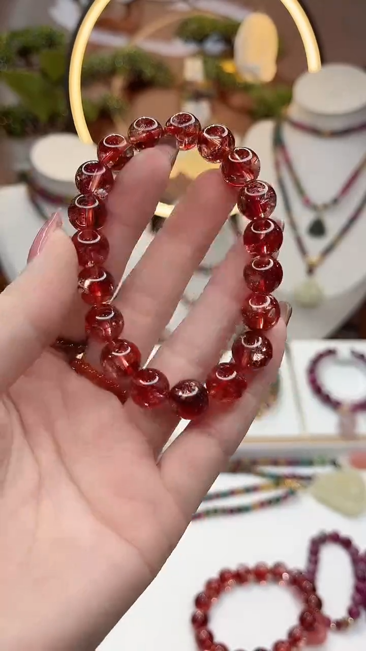 【闪购商品】水晶手链未镶嵌水晶胶花手链