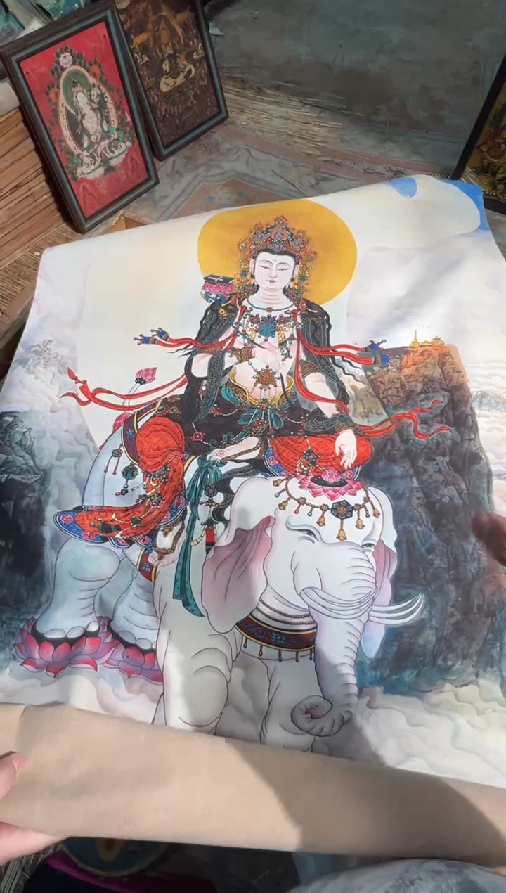 卷轴画卷轴画奥奥的唐卡