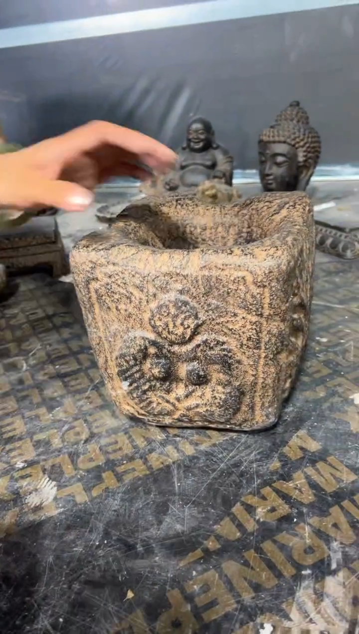 陶土【火山泥】大石臼