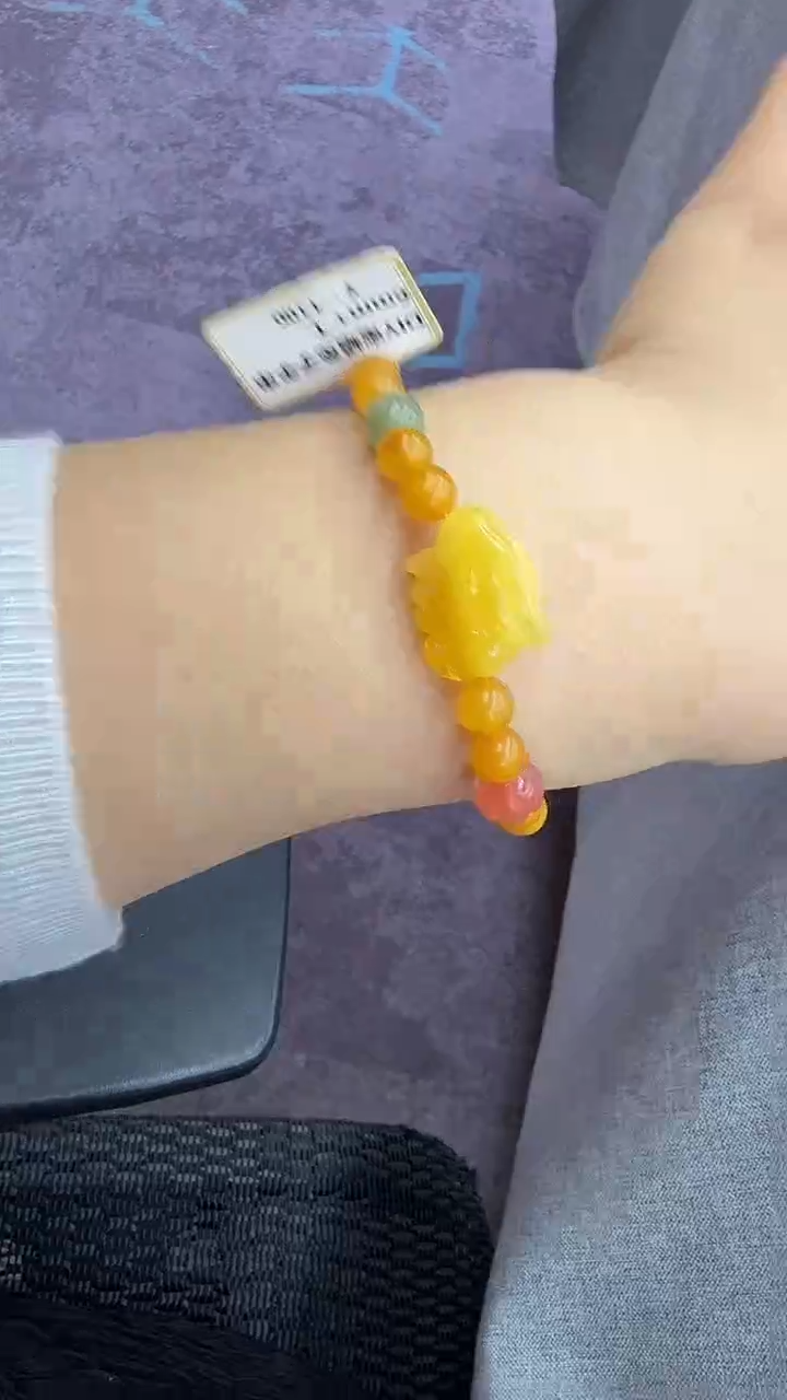 手链琥珀未镶嵌272秒拍号 假一罚三 