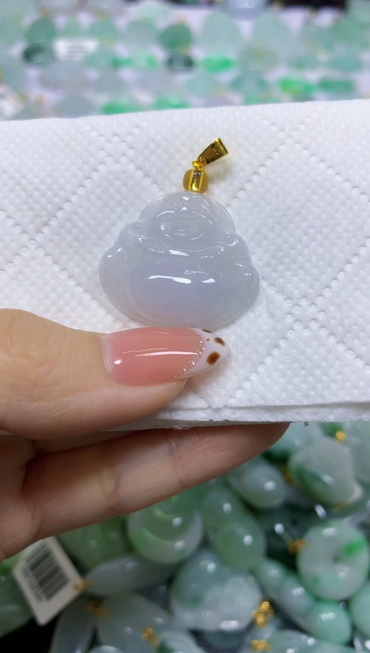 颈饰未镶嵌翡翠天然翡翠A货