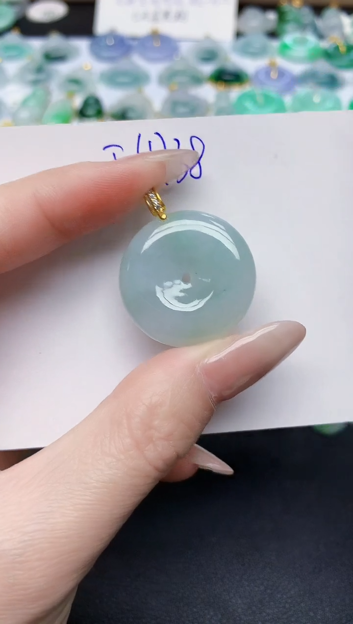 颈饰未镶嵌翡翠天然缅甸A货翡翠百元以上9元证书费自理