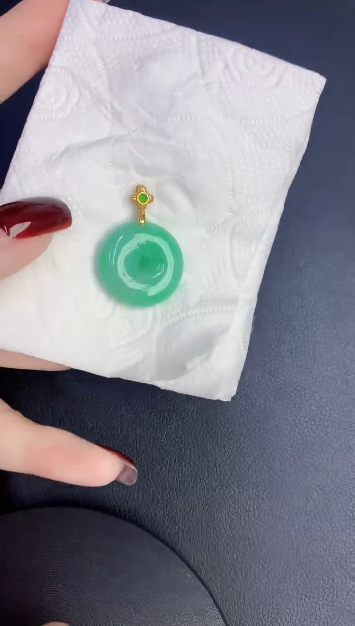颈饰未镶嵌翡翠缅甸天然翡翠A货