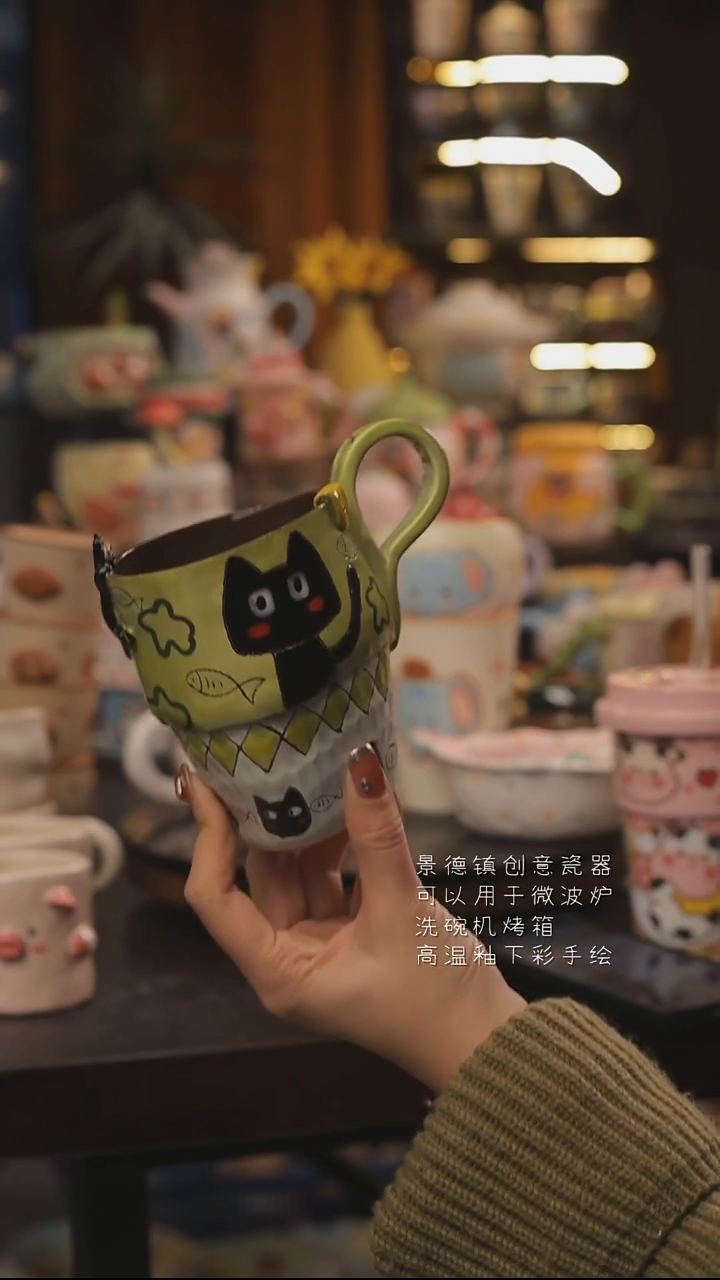 景德镇釉下彩绘设计师款式陶瓷
