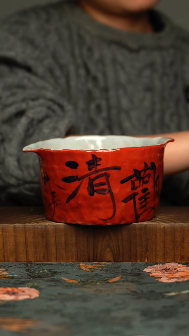 瓷片釉下彩手工手绘同款陶器