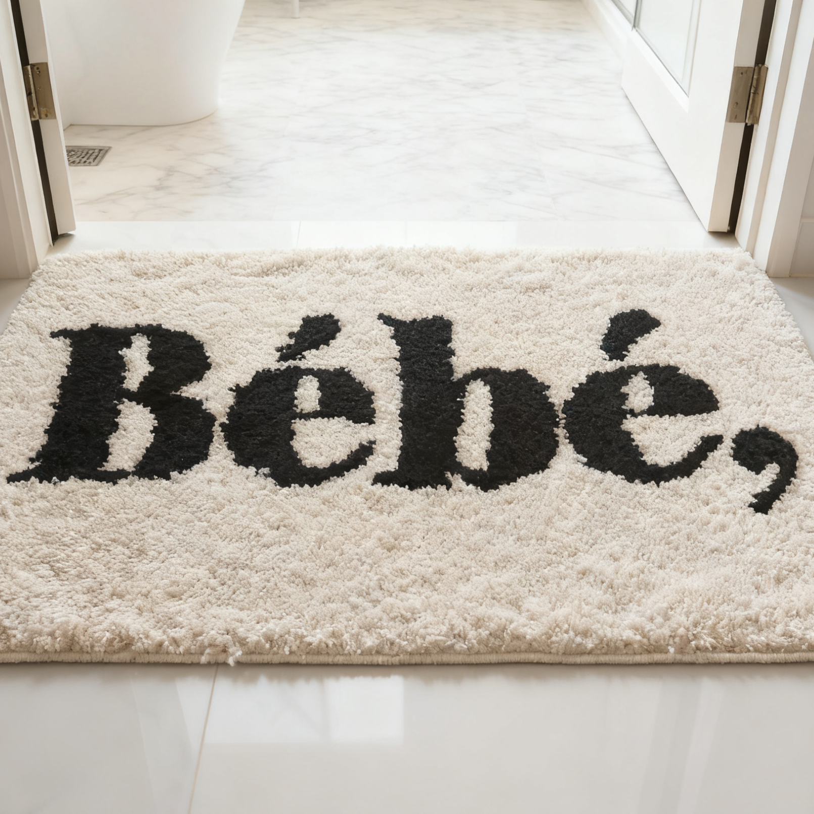 【新品】BEBE 40*60轻奢吸水防滑耐脏卧室浴室地垫