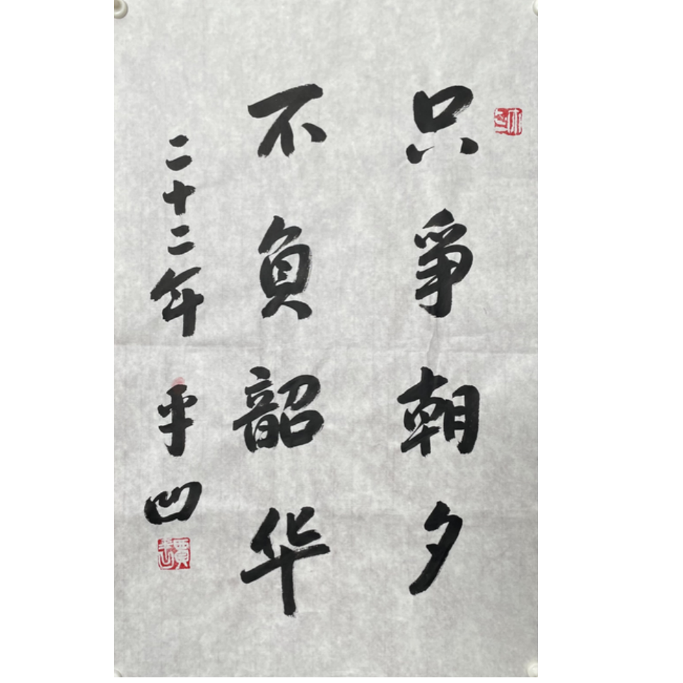 J-R-2991 贾平凹 书法 69cm*44cm 软片-A