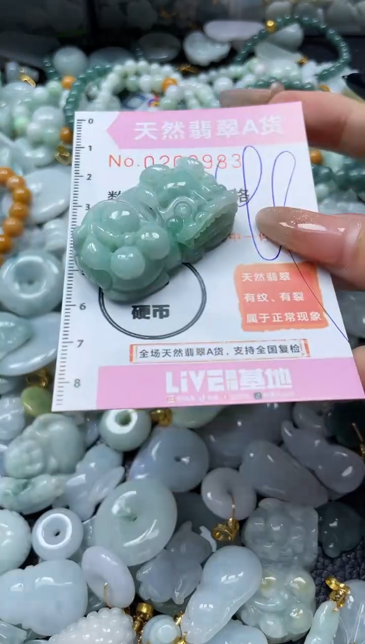 翡翠未镶嵌颈饰闪购0200983