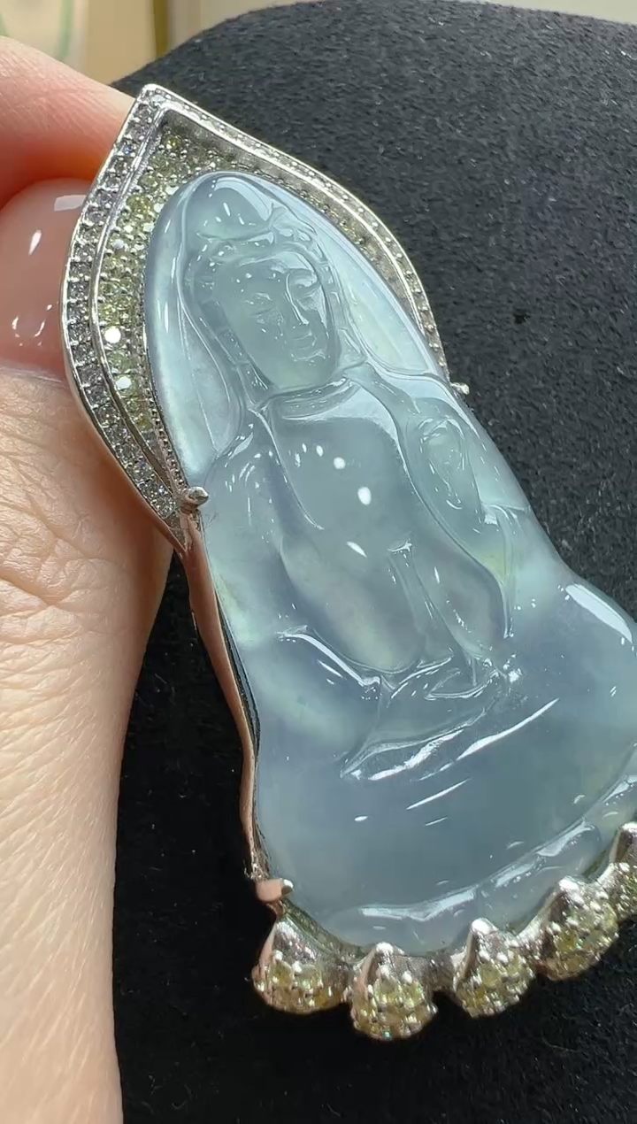 【闪购商品】翡翠吊坠(不含链)银S925镶嵌多样性发货拍一发一