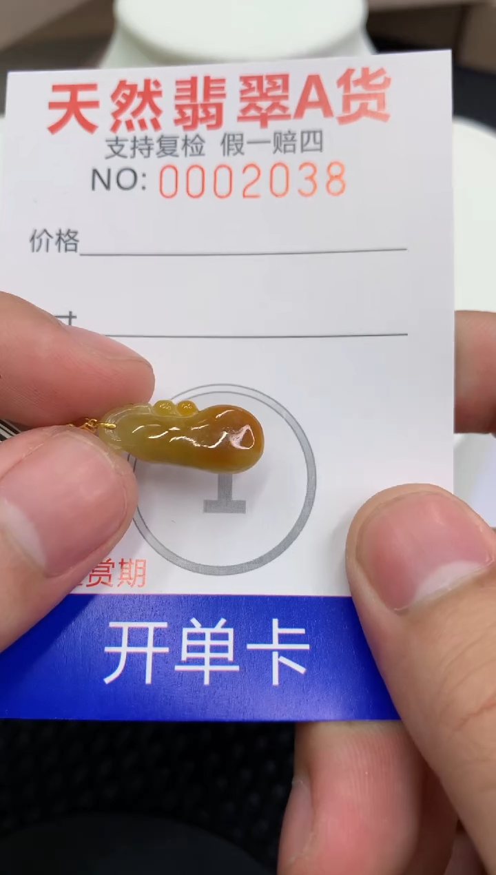 【闪购商品】翡翠颈饰18K金镶嵌11111111111
