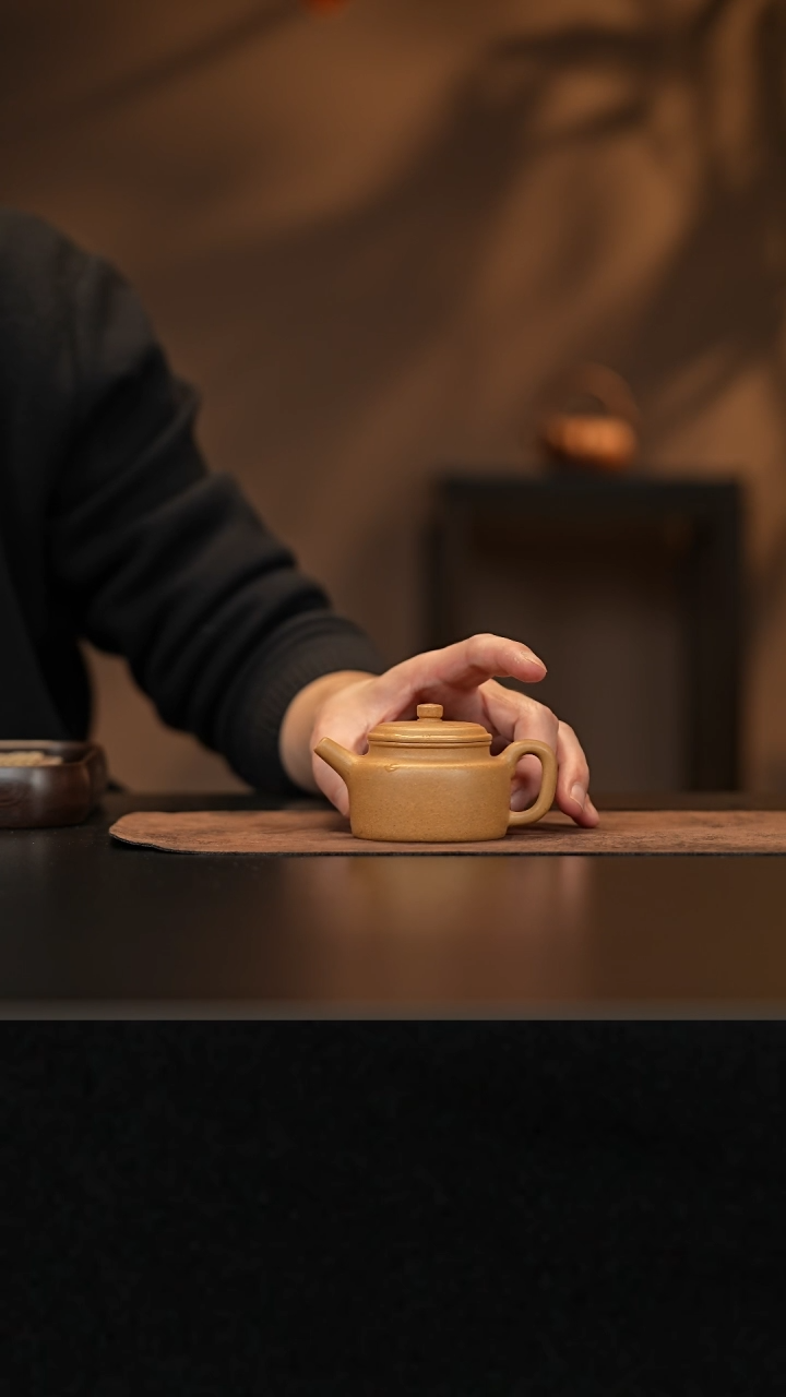 【闪购商品】紫砂茶壶允禾斋wsysy 黄金段 德钟120cc