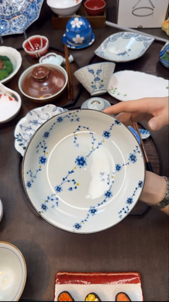 瓷醒*（孤品处理）碎花圆盘