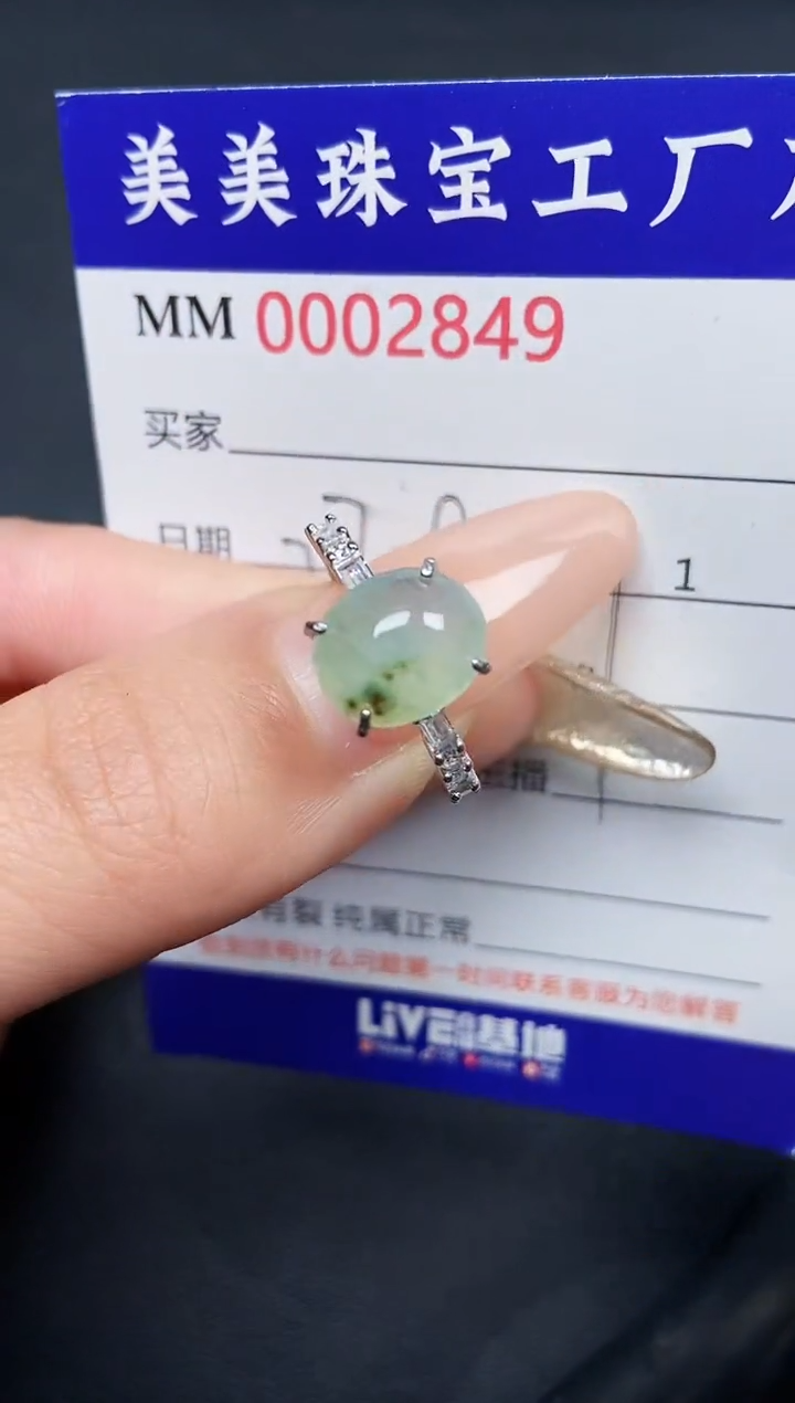 【闪购商品】翡翠颈饰银S925镶嵌2849