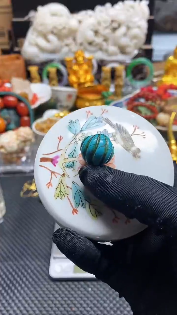 【闪购商品】瓷片瓷片瓷器 摆件1个