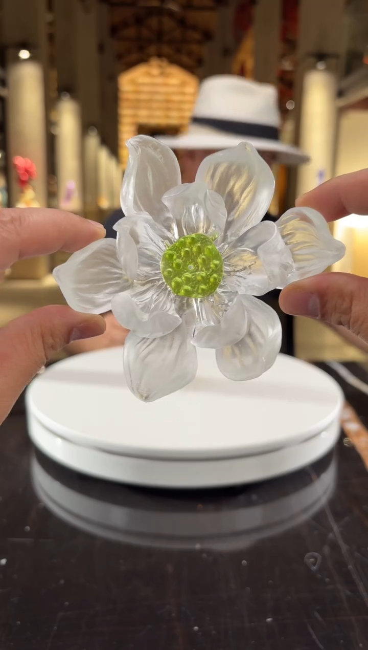 摆件CS0202009夏荷香插艺术琉璃摆件