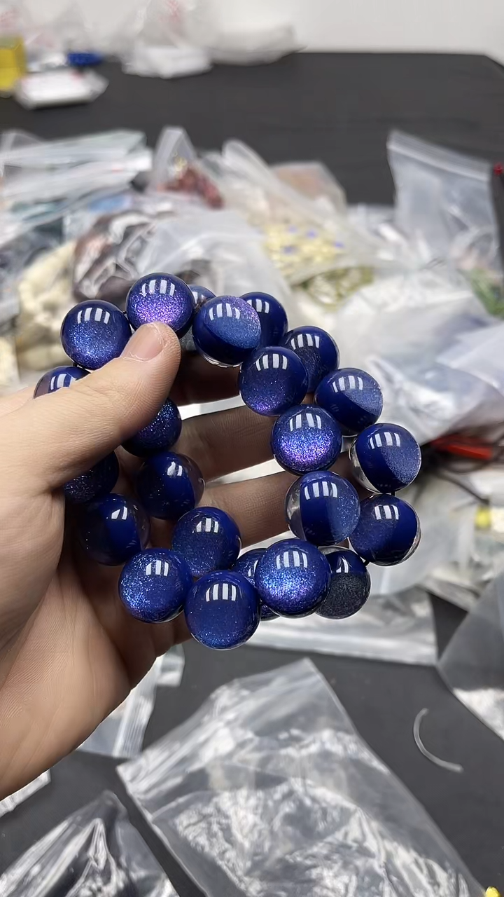 【闪购商品】硅化珊瑚手链未镶嵌96