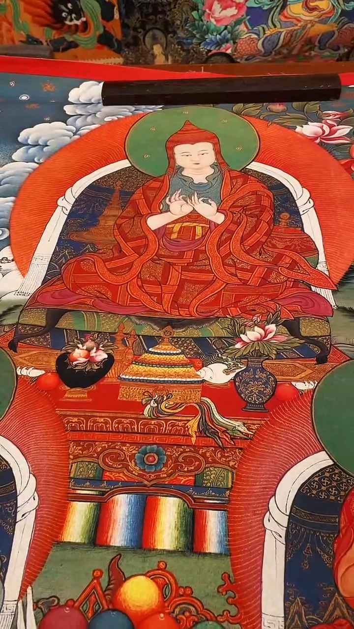 装裱画精美唐卡tk16020