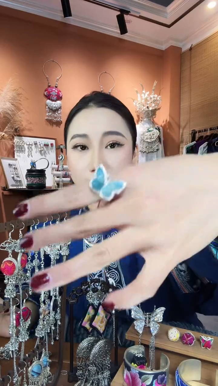 【闪购商品】刺绣纯手工民族风戒指