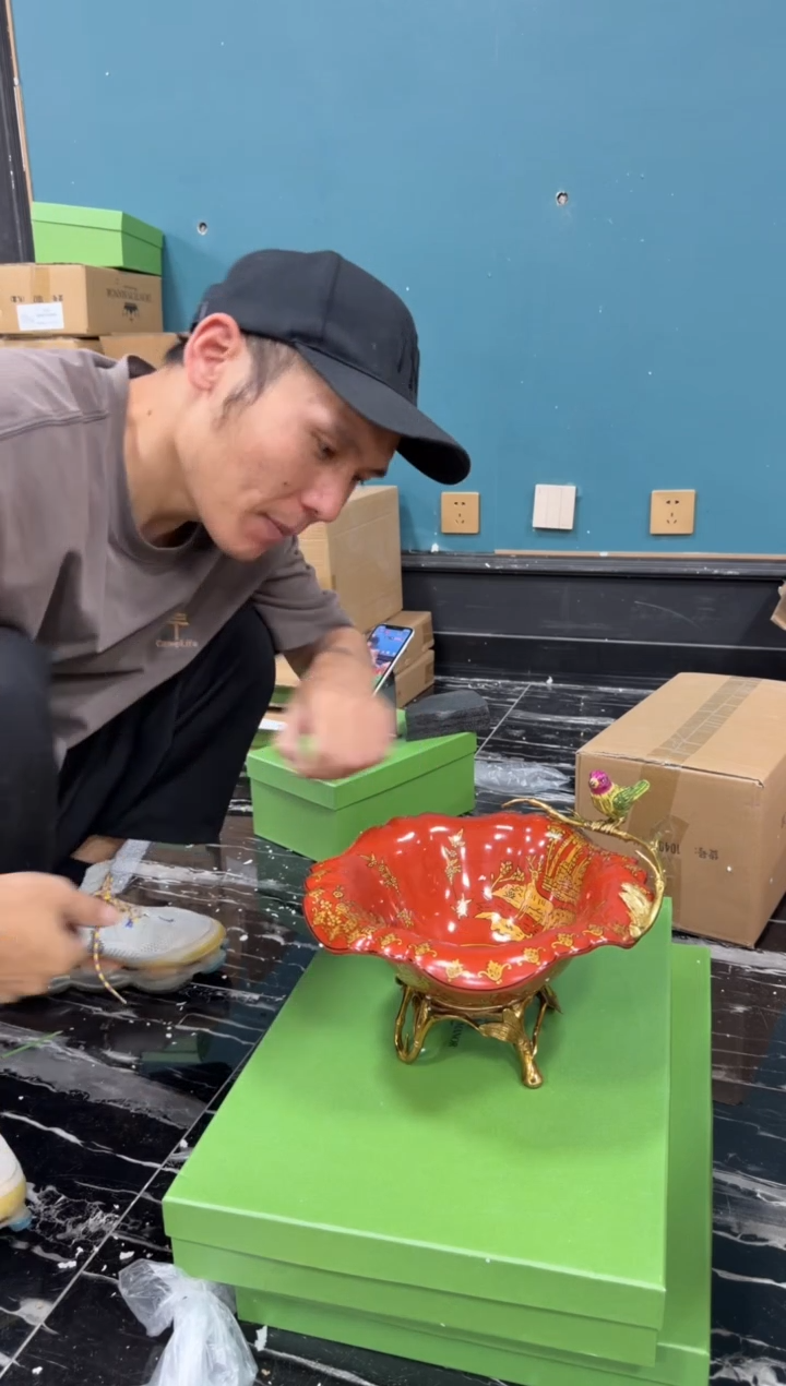 黄铜黛姿家居装饰品摆件  