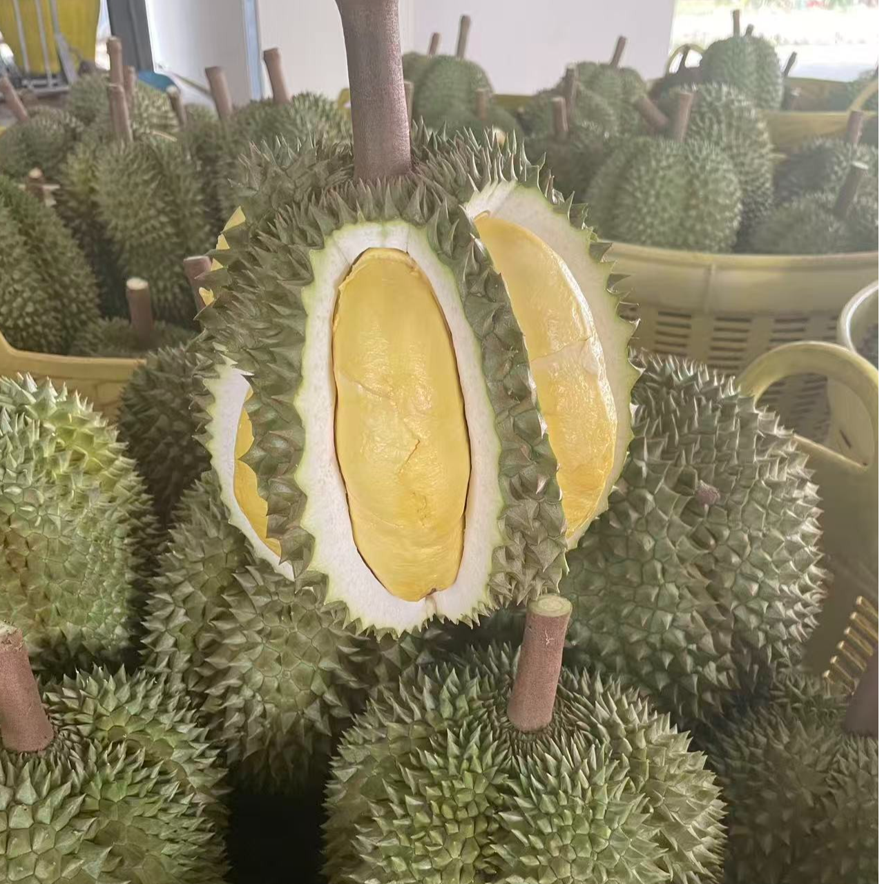泰国甲仑新鲜榴莲（核大）500G-2000G甲仑泰国南部