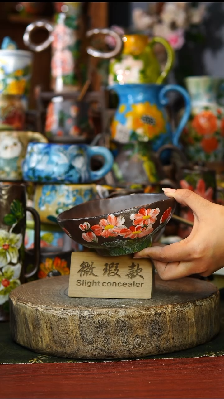 陶瓷132景德镇手工手绘釉下彩