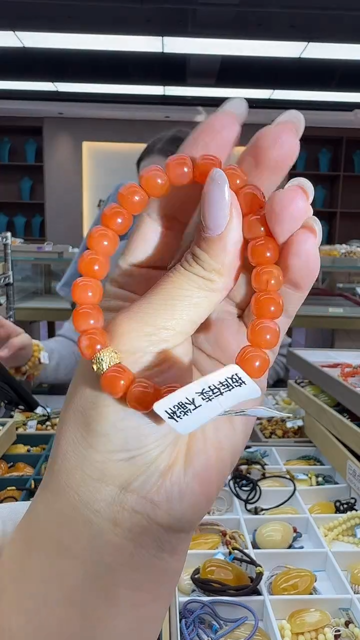 未镶嵌手链南红玛瑙247秒拍号 假一罚三 