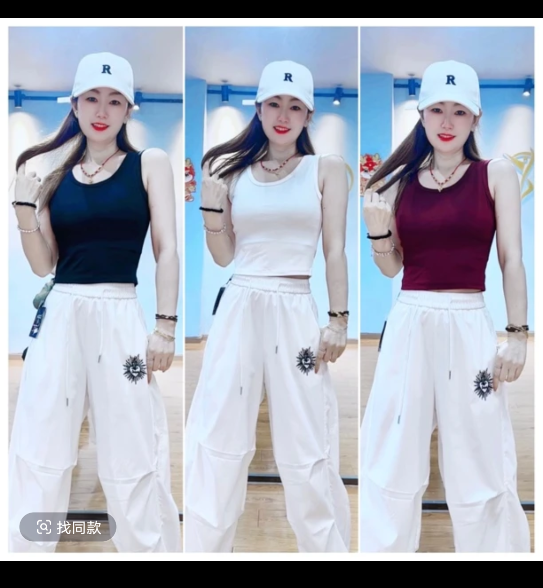 新品款弹力棉净版背心 时尚休闲百搭打底修身纯色