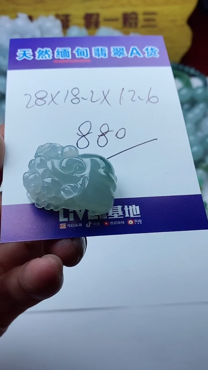 【闪购商品】定制翡翠未镶嵌貔貅