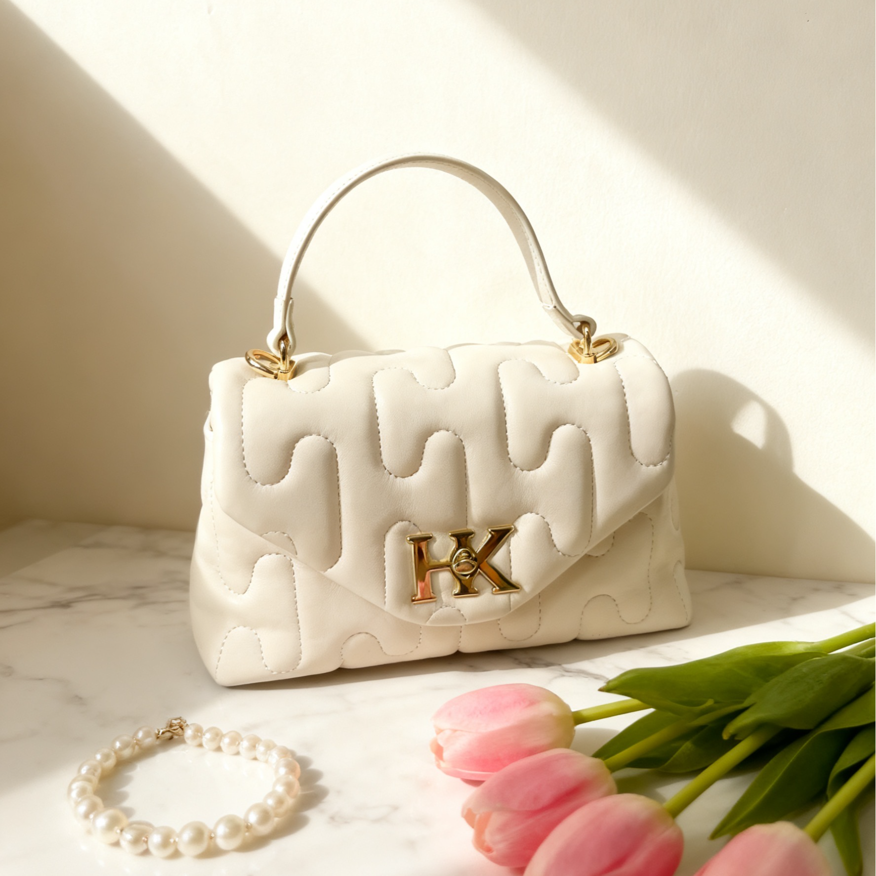 【菲菲专属】主播福利白色手提包-005