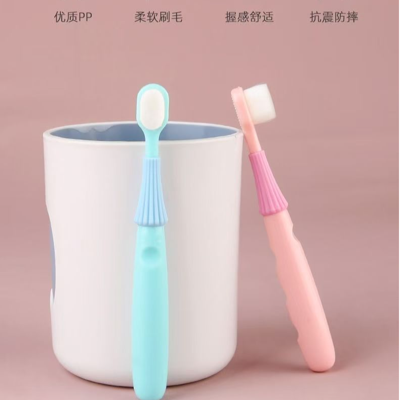 儿童小雨伞牙刷可爱0-1-2-3-6
