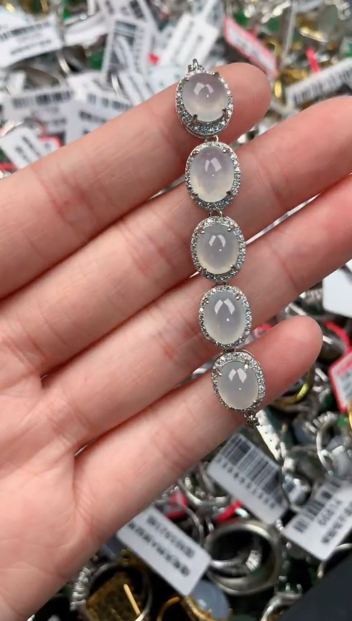 银S925镶嵌戒指翡翠333---4