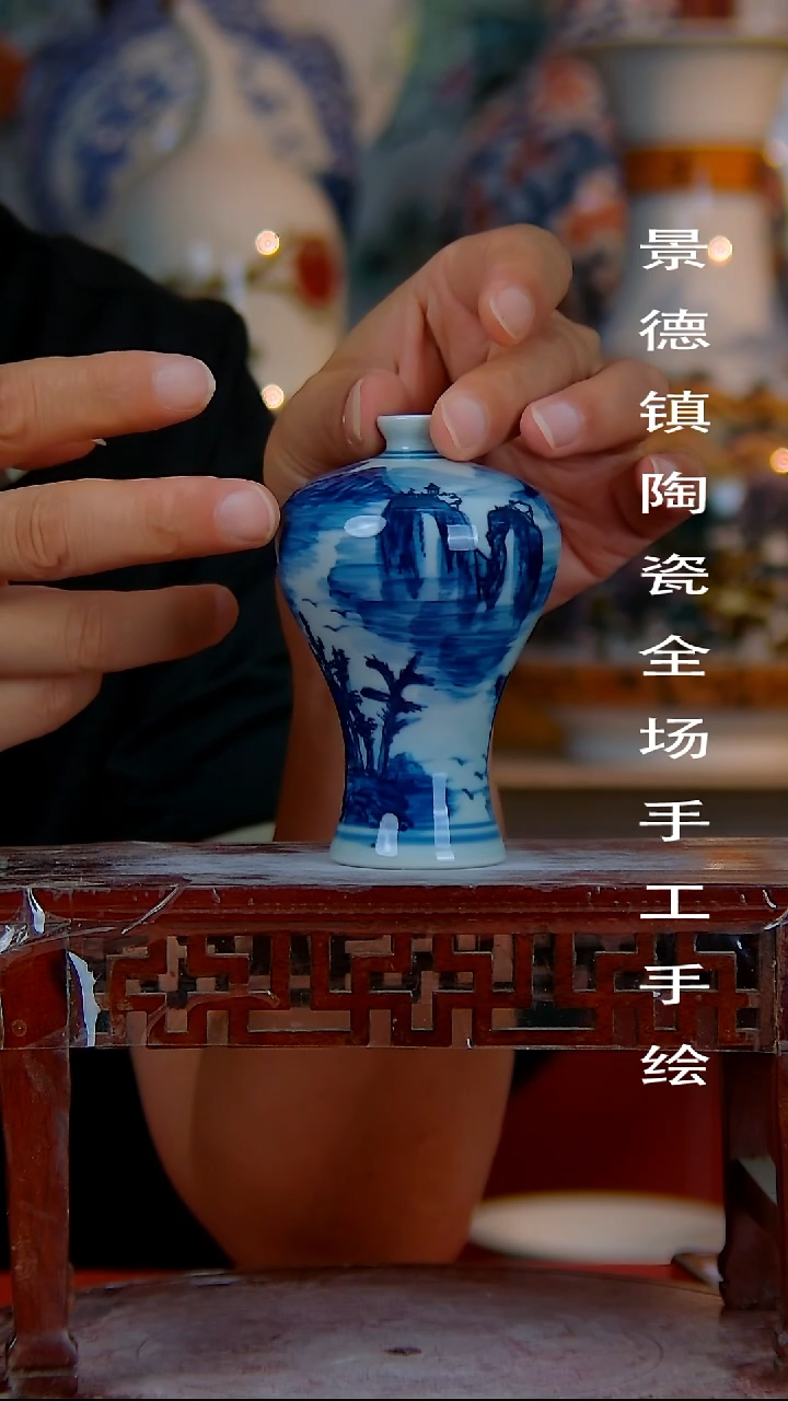 摆件景德镇陶瓷 全场手工手绘