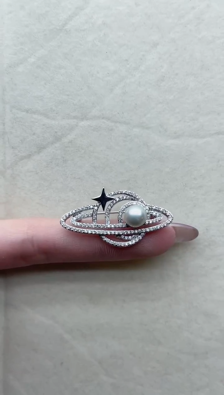 【闪购商品】海水珍珠胸针未镶嵌17