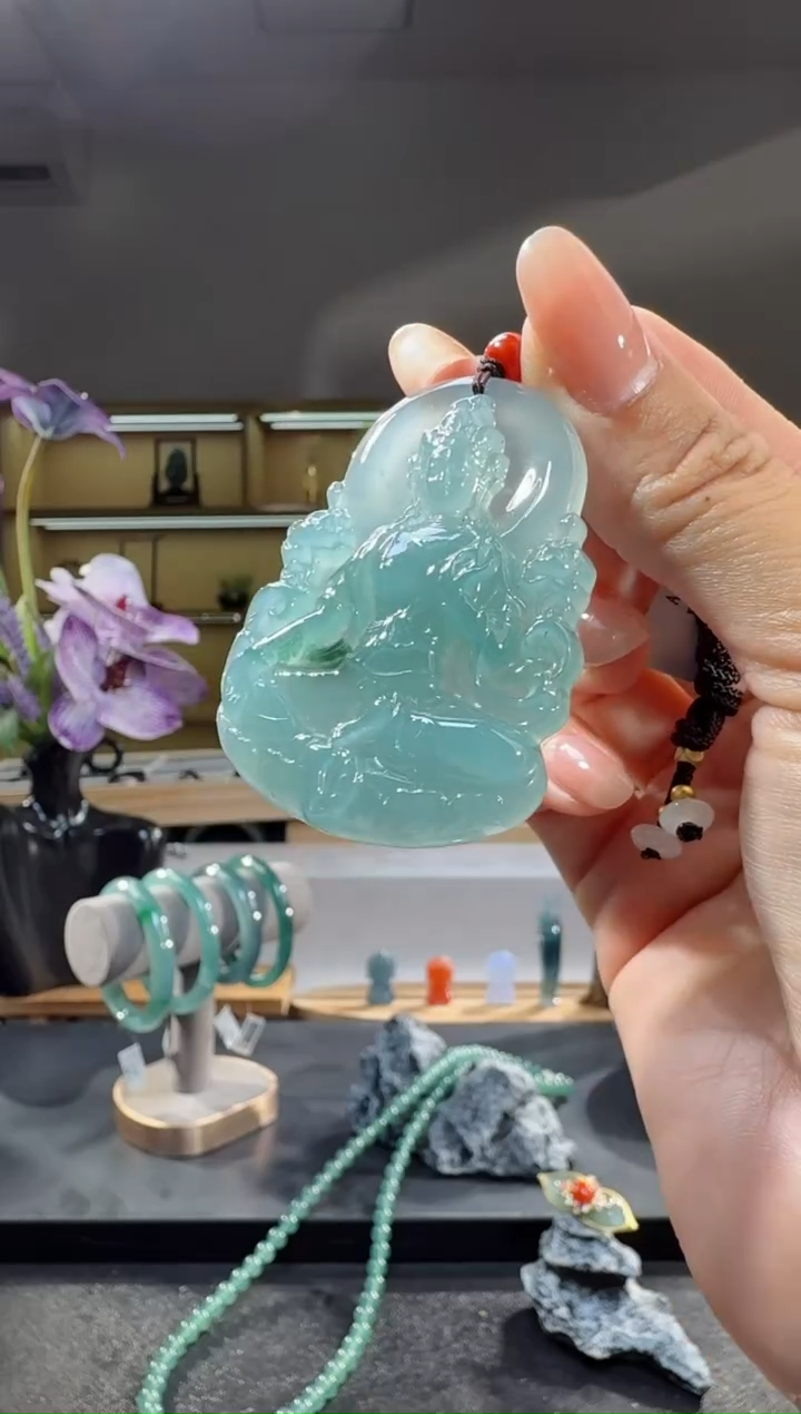 吊坠(不含链)未镶嵌翡翠度母