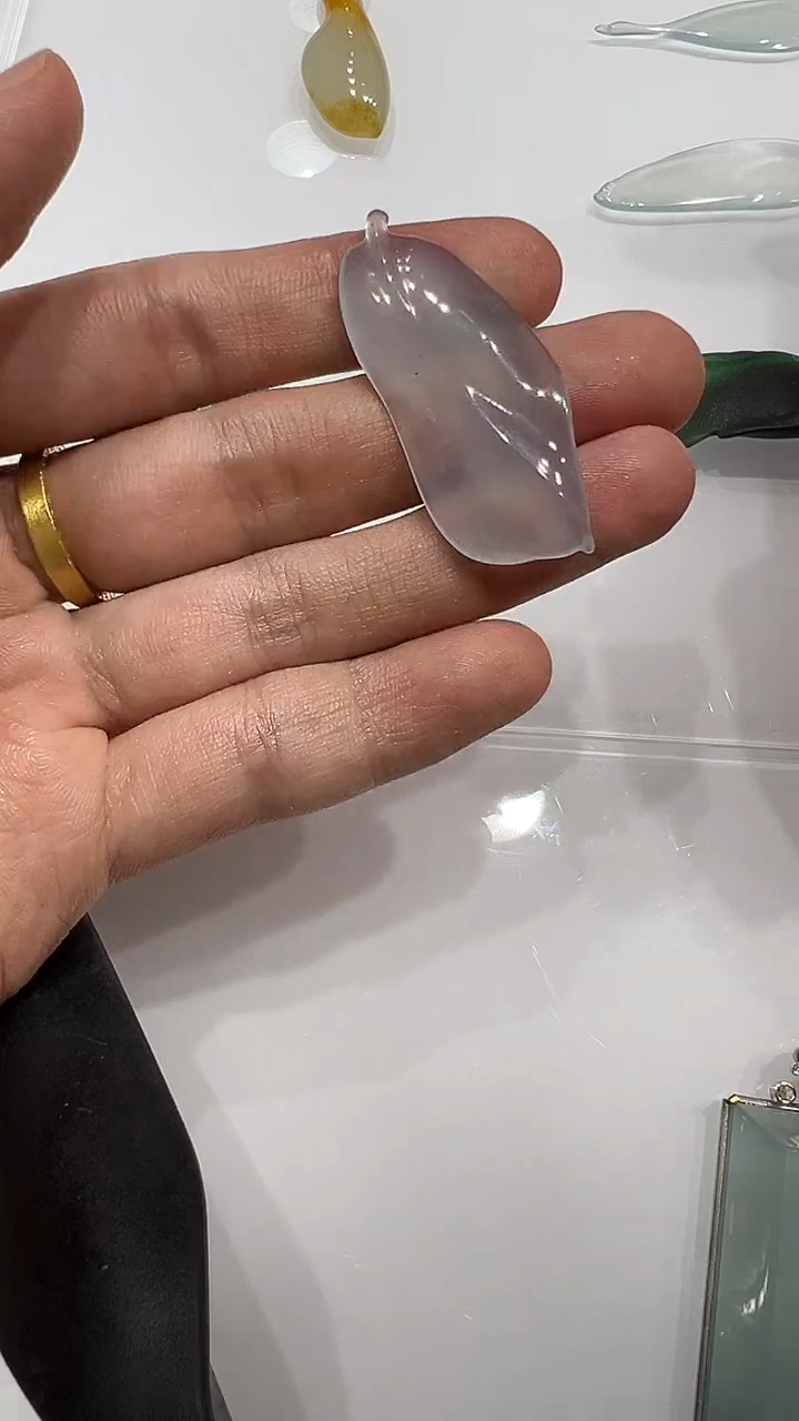 定制翡翠未镶嵌叶子