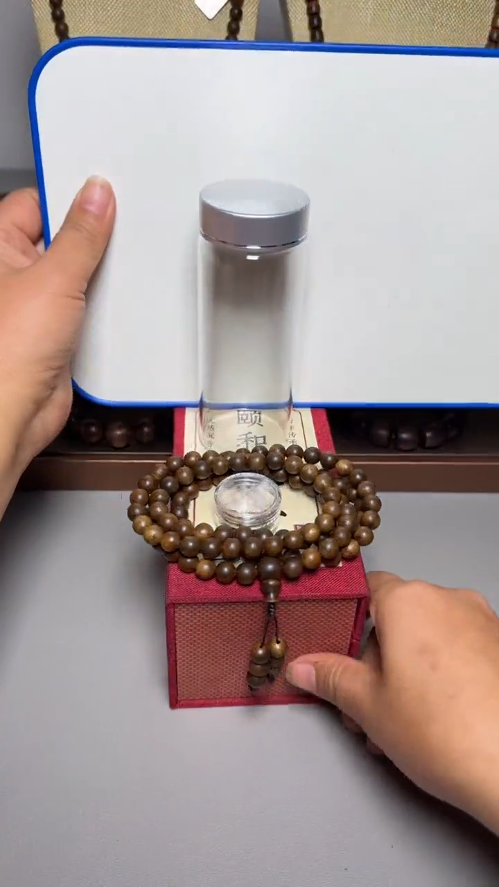 【闪购商品】沉香手串芽庄白棋0.8圆珠多圈