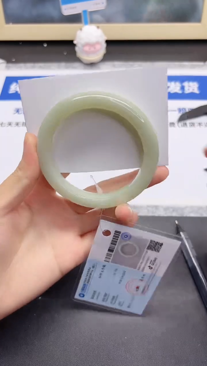 和田玉手镯未镶嵌151-57qq