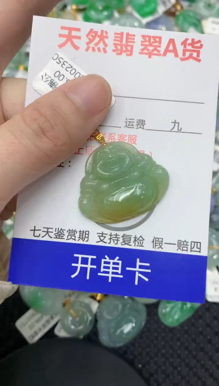 【闪购商品】翡翠颈饰18K金镶嵌11111111111