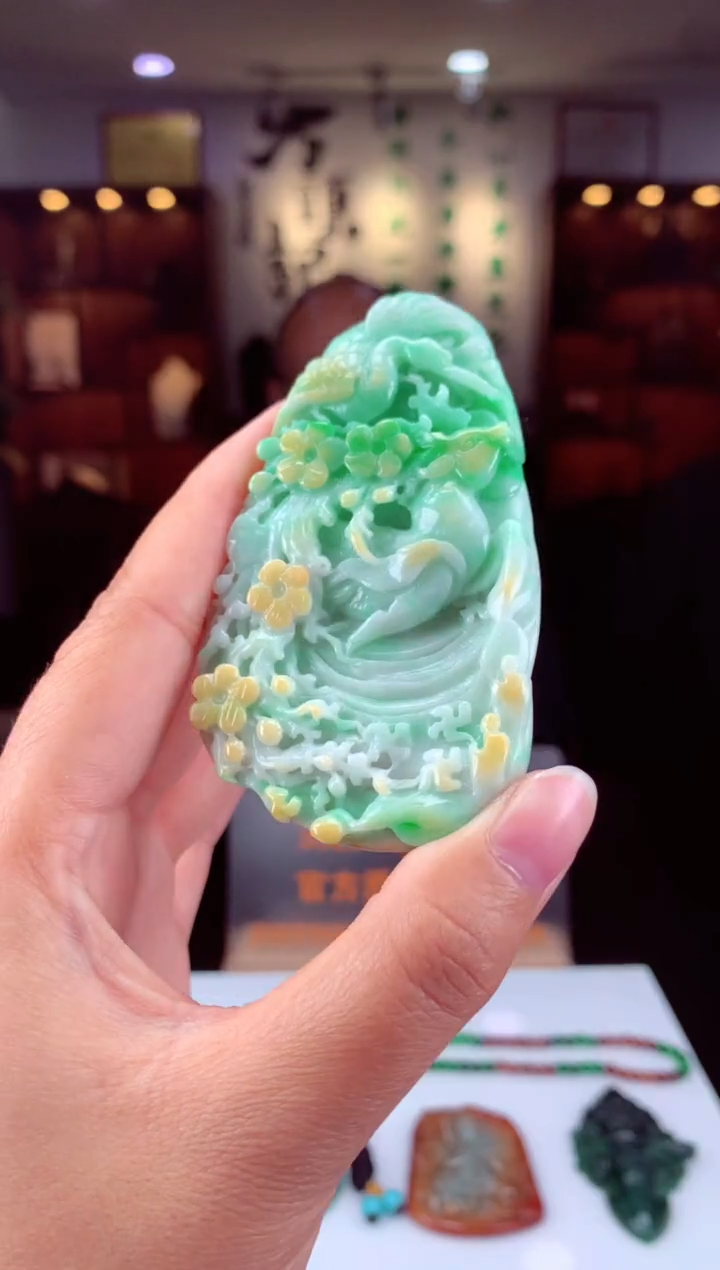 【闪购商品】定制翡翠未镶嵌天然A货翡翠（拍一发一）