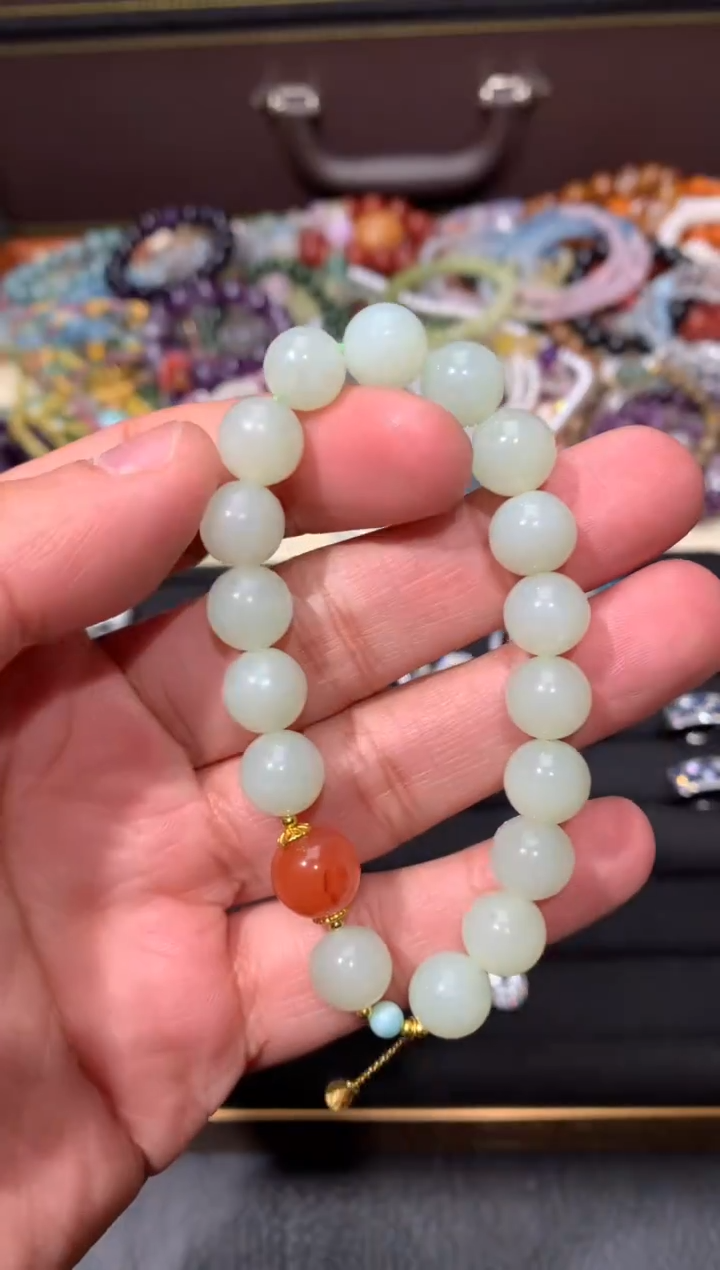 未镶嵌手链和田玉K92【多样性发其一】