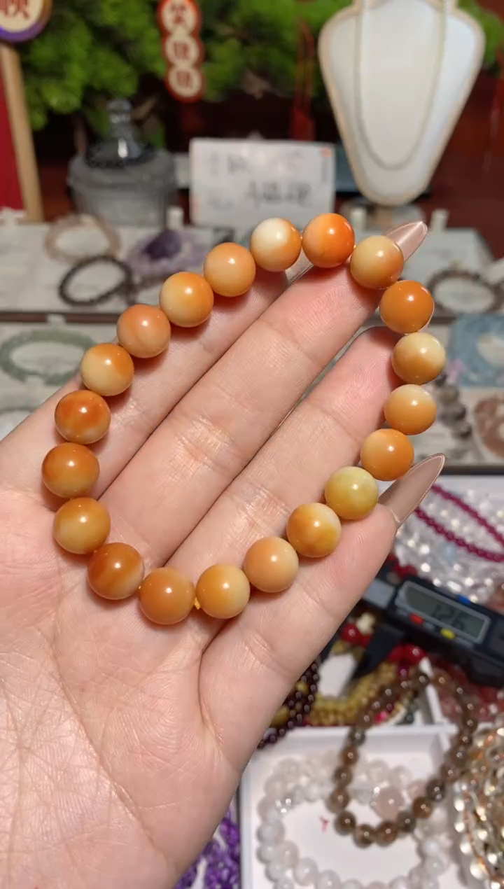 【闪购商品】水晶手串未镶嵌缅甸黄玉龙