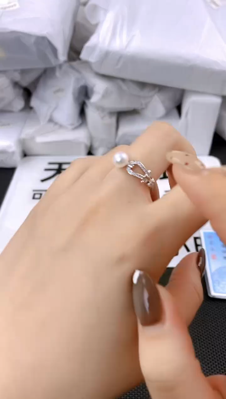 未镶嵌耳饰淡水珍珠jz1006