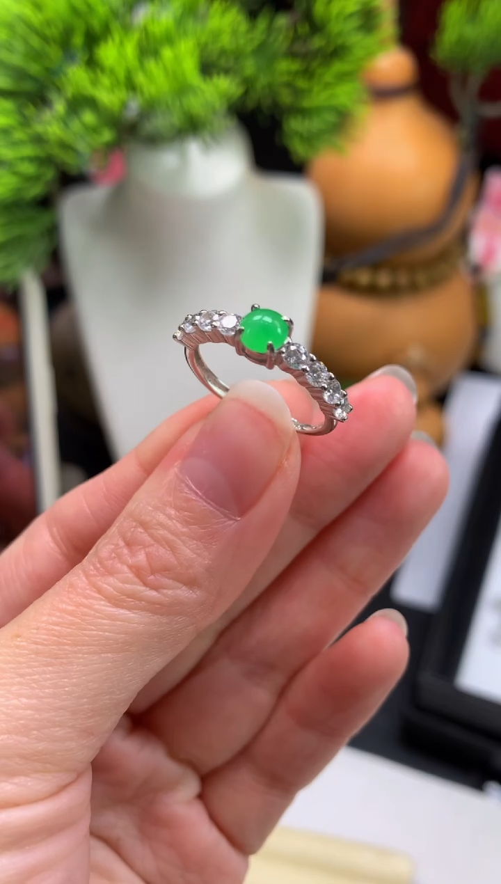 未镶嵌戒指翡翠m****版---118948