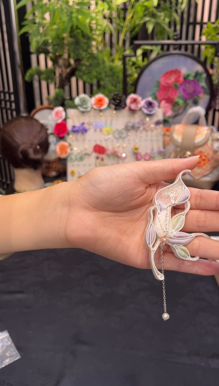 织绣愿*非遗苏绣手工饰品