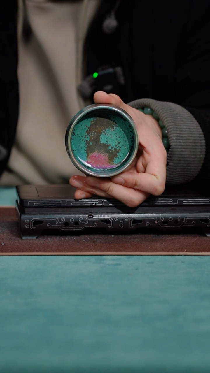 【闪购商品】21-1梯形杯（炉钧釉 王建勋）