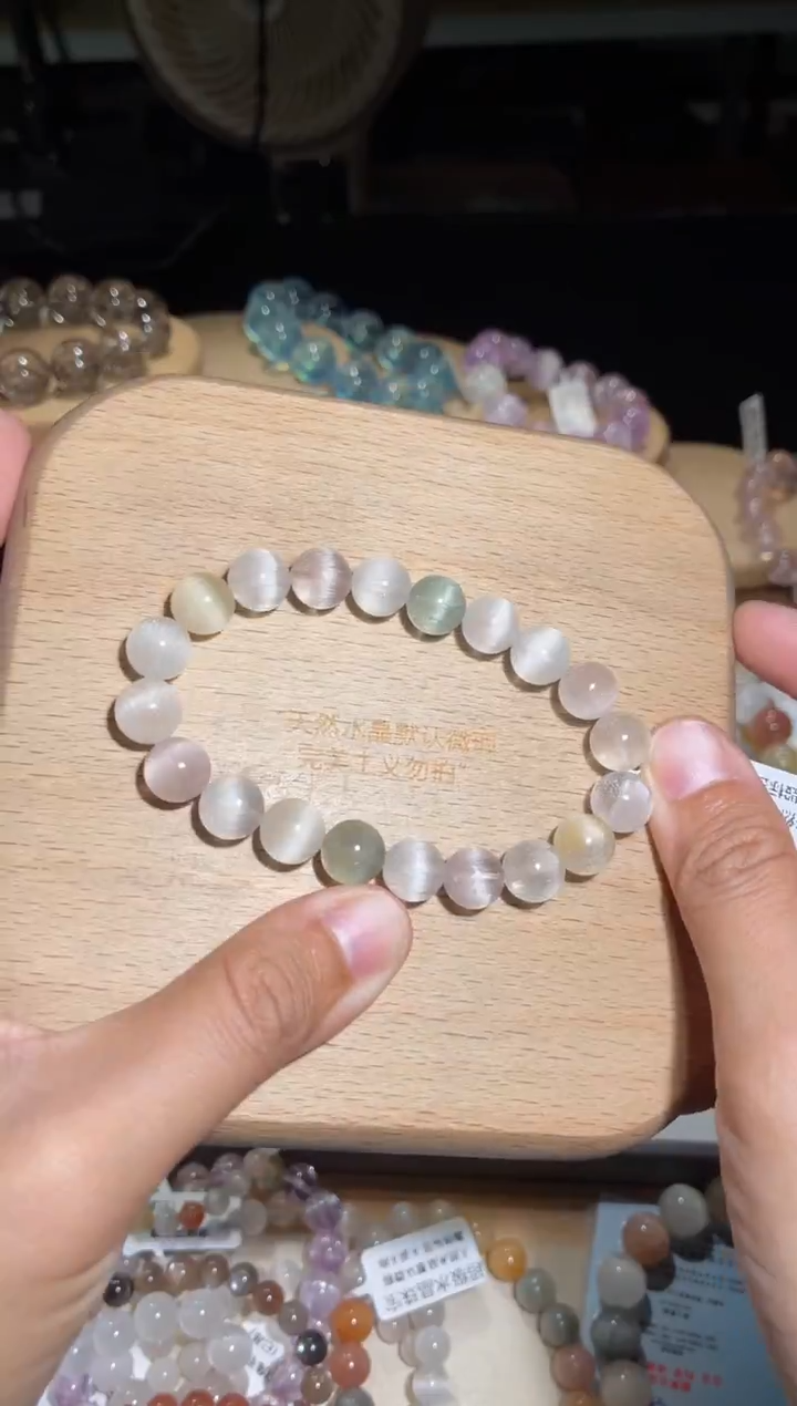 未镶嵌手链水晶123号多样性发一R 9+