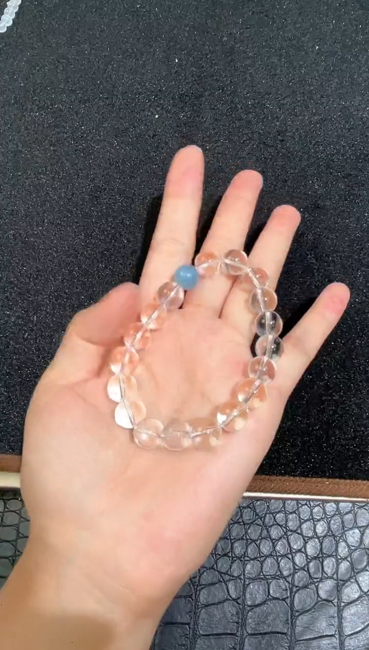未镶嵌手链水晶26号白水晶露丝同款单圈10mm