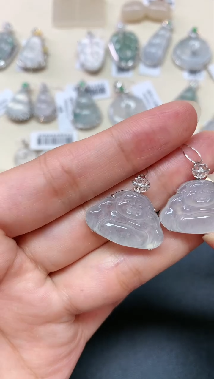 和田玉未镶嵌项链0A229|68