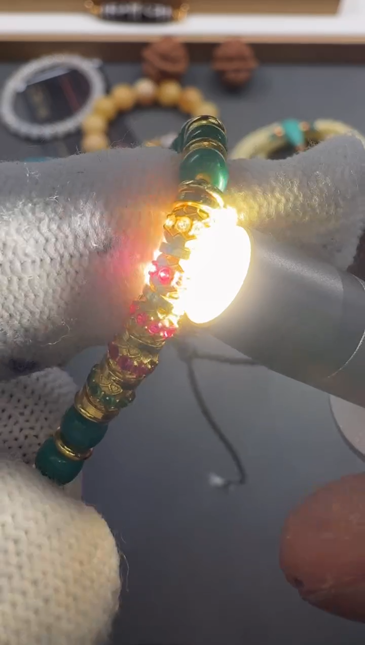 【闪购商品】绿松石配饰配饰18K金镶嵌配饰配饰