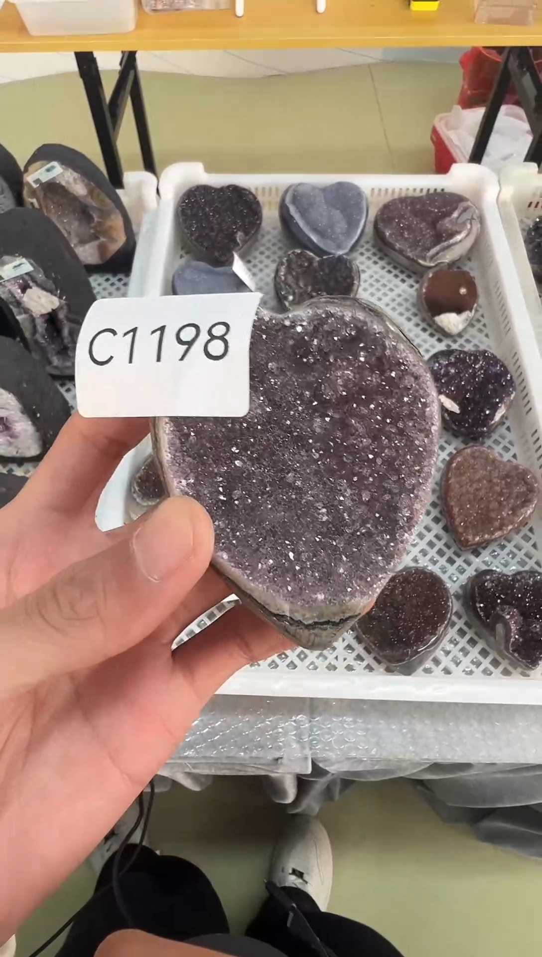 未镶嵌珠宝半成品水晶C1198